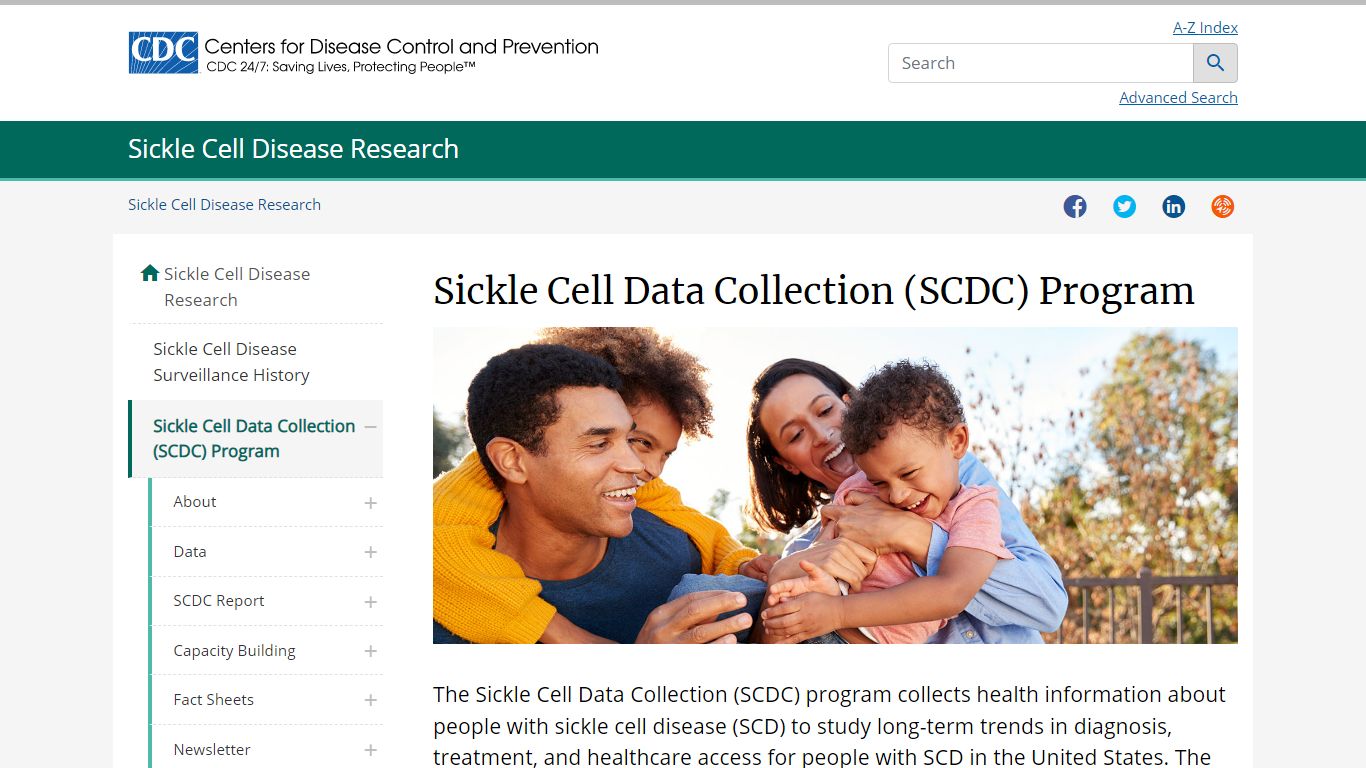 Sickle Cell Data Collection (SCDC) Program | CDC